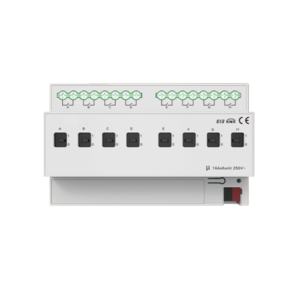 Akubela KNX Switch Module with 8 relay outputs and 16A capacity