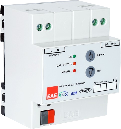 EAE KNX-DALI Gateway DA100 for KNX lighting control systems
