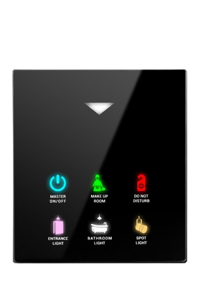 EAE KNX Mona Card Holder with glass touch surface and RFID detection