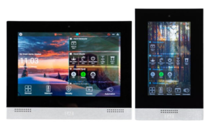 EAE Miola Touch Panel with 7-inch and 10.1-inch display options in natural and anthracite finishes